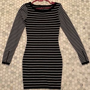 Black and white dress